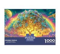 Fantasy TreePhenomenal 1000-Piece Jigsaw Puzzles for Adults The Definitive Encounter with Impossible, Hard, Difficult Challenging Puzzle Games - This Is The Crowning Gift Jigsaw Puzzles for Adults An