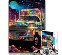 Fantasy Truck Jigsaw Puzzles for Teenagers 1000 Piece,Decompressing Intellectual Educational Toy Great Gifts And Toys (38x26cm)