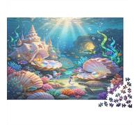 Fantasy Underwater World 1000 Piece Jigsaw Puzzle Paper for Adults Relaxing Ocean Scene Home Decor Focus Game 38x26cm/1000pcs