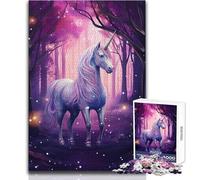 Fantasy Unicorn 1000 Piece Jigsaw Puzzle for Teenagers Interactive Logical Thinking Game Ideal Memorable Occasion Gift Size 50x75cm