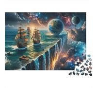 Fantasy Universe enhanced paper jigsaw puzzle 1000 pieces vibrant world core educational for adults mind training wall decor 52x38cm/1000pcs