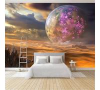 Fantasy Universe Planet Desert Wall Mural 350 x 256 cm Camel, Large Non-Woven Photo Wallpaper for Living Room Bedroom & Office, Modern HD Feature Wall Art, Easy to Install Decor