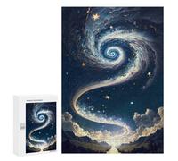 Fantasy Universe Valley: New Year Gift, 300 PCS Wooden Art Puzzle - for A Rewarding Weekend Challenge