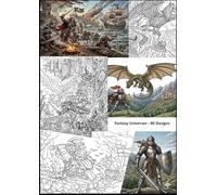 Fantasy Universes : 40 Designs: Adult Coloring Book, Fine workmanship, Fantastic Universe