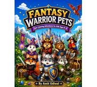 Fantasy Warrior Pets: Epic Coloring Adventures for Kids Ages 8-12 | Fun Fantasy Animals, Brave Heroes, Magical Friends, and Easy-to-Color Pages