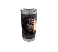 Fantasy Warrior's Epic Battle Full of Magic Stainless Steel Insulated Tumbler
