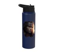 Fantasy Warrior's Epic Battle Full of Magic Stainless Steel Insulated Water Bottle