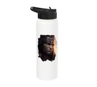 Fantasy Warrior's Epic Battle Full of Magic Stainless Steel Insulated Water Bottle