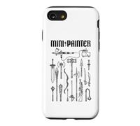 Fantasy Weapons Mini Painter Miniature Airbrush Painting Case for iPhone SE (2020) / 7/8