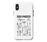 Fantasy Weapons Mini Painter Miniature Airbrush Painting Case for iPhone X/XS
