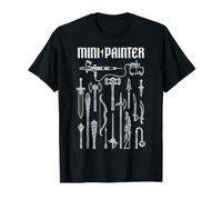 Fantasy Weapons Mini Painter Miniature Airbrush Painting T-Shirt