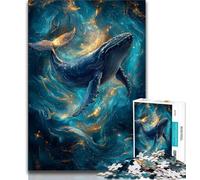 Fantasy Whale Jigsaw Puzzles 1000 Pieces for Adults Teens,Learning Educational Toy for Is Ideal As A Gift for The Whole Family (50x75cm)
