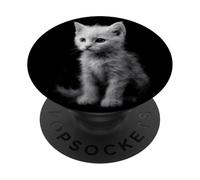 Fantasy White Smoke Kitten PopSockets Adhesive PopGrip
