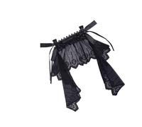 Fantasy Wing Headband with Delicate Lace Trim for Cosplay Fantasy Headdress, Black, One Size