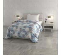 Fantasy Winter Quilt Made in Italy, Blue Showerheads, Single 170 x 260 cm