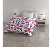 Fantasy Winter Quilt, Made in Italy, Petals, Queen Size 220 x 260 cm