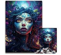 Fantasy Witch 1000Piece Jigsaw Puzzle Wooden Jigsaw Puzzles for Adults for Teenager & Families, Perfect DIY Decor & BrainTeasing Challenge 1000 PCS(75x50cm)