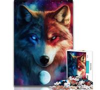 Fantasy Wolf 1000 Piece Jigsaw Puzzles for Adults & Teens,Decompressing Intellectual Educational Toy Birthday Present,Gifts,Wall Art (38x26cm)