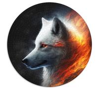 Fantasy Wolf Jigsaw Puzzles for Adults 1000 Piece Jigsaw Puzzles for Adults for Parents, Lovers, Friends - Age 14+ 67.5x67.5cm