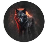 Fantasy Wolf JigsawPuzzle 1000 Pieces for Adults Cardboard Puzzles Family Interactive Game, Craft Gift with Colorful Artwork 67.5x67.5cm