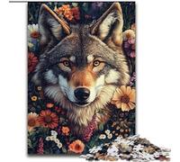 Fantasy Wolf Jigsaws Puzzles 1000 Pieces for Teenagers Gifts, Family Game Stress Reliever Difficult Challenge Gifts for Friends And Family 26x38cm