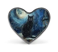 Fantasy Wolf Lapel Pin Heart Brooches And Pins - Metal Badge for Shirts, Jackets, Hats | Durable Fashion Accessory & Gift for Men, Women, Events