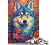 Fantasy Wolf Puzzle Relax Challenge Toy Paper Rectangular Jigsaw Puzzle for Boy Or Girl 1000pcs (75x50cm)