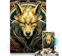 Fantasy Wolf1000 Piece Jigsaws for teenagers Help the brain exercise addictive toys to cultivate patience great gift 38x26cm