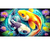 Fantasy-Wolves-Under-Celestial-Trees Jigsaw Puzzles for Adults: 1000-Piece Recycled Cardboard Decoration 38x52cm/1000pcs