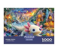 Fantasy Woman in Flower Hat VillageIntricate 1000-Piece Jigsaw Puzzles for Adults Presenting A World of Challenging Puzzle Games - These Stand As The Premier Gift Jigsaw Puzzles for Adults And Kids A