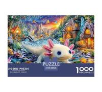 Fantasy Woman in Flower Hat VillagePremium Jigsaw Puzzles for Adults A 1000-Piece (Advanced) Challenging Educational Brain Game - An Engaging And Thoughtful Gift Idea for Adults And Older Kids Age 12