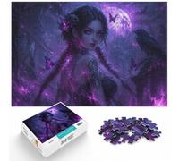 Fantasy Woman with Butterflies and Magic Jigsaw Puzzle, 1000 Piece
