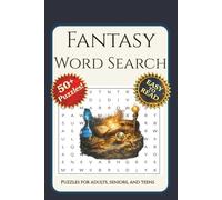 Fantasy Word Search Puzzle Book 1: Fantasy Word Search Puzzle Book 1: Word Searches with Easy to Read about Wizards, Magic, Dragons and More I 6x9 ... Gifts for Vacations, Holidays and Free Times