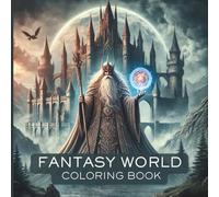 Fantasy World Coloring Book: Activity Book For Teens and Adults With Fun Fantasy & Medieval Scenes
