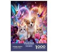 Fantasy World Jigsaw Puzzles for Adults Kids Animal Puzzles 1000 Piece Brain Challenge for Adults Gifts 52x38cm/1000pcs