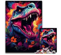 Fantasy World of Dinosaurs Jigsaws 1000 Pieces for Adults Puzzles for Adults Challenging Brain Teaser for Teenagers, Family Game Night Fun 1000 PCS(75x50cm)