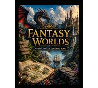 Fantasy Worlds: Color Dragons, Castles, Maps & Magical Creatures