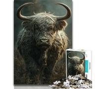Fantasy Yak 1000 Piece Jigsaw Puzzles for Teenagers,Stress Reliever Difficult Challenge Unique Home Decor And Gifts (38x26cm)