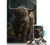 Fantasy Yak Adult Puzzles 1000 Pieces,Help The Brain Exercise Addictive Toys to Cultivate Patience Unique Challenge Game (50x75cm)