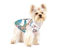 FantasyBloomHorn Premium Dog Tshirt - Soft 100% Cotton Ropa Para Perros, Perfect for Small to Medium Dogs, Stylish and Comfortable Shirts for Dogs M