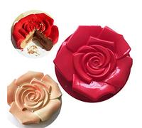 FantasyDay 11" Rose Flower Birthday Cake Mold - Silicone Baking Pan/Mould for Anniversary, Loaf, Muffin, Brownie, Cheesecake, Tart, Pie, Flan, Bread