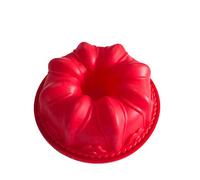 FantasyDay 9'' Lily Flower Shape Silicone Baking Mould, Birthday Tray-Wedding Festival Party Silicone Cake Mold for Muffin Candy Chocolates Butter Fondant Soap Bread Loaf Brownie Cornbread