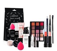 FantasyDay All-in-one Makeup Gift Set | Full Makeup Kit for Women Multipurpose Essential Bundle Include Eyeshadow Palette Lipstick Blush Concealer Face Powder Eyeliner Lipgloss Mascara Eyebrow Pencil
