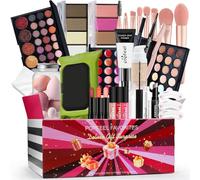 FantasyDay All-in-one Makeup Gift Sets | Full Make up Kit for Women Girls Xmas Essential Bundle Include Eyeshadow Palette Lipstick Blush Concealer Face Powder Eyeliner Lipgloss Mascara Eyebrow Pencil
