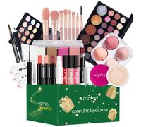 FantasyDay All-in-one Makeup Gift Sets | Makeup Kit for Women Xmas Girls Essential Cosmetic Bundle Travel Make-up Include Eyeshadow Lipstick Blush Concealer Eyeliner Lipgloss Mascara Eyebrow Pencil
