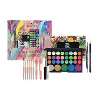 FantasyDay All-in-one Makeup Gift Sets | Makeup Kit for Women Xmas Girls Essential Cosmetic Bundle Travel Make-up Include Eyeshadow Lipstick Blush Concealer Eyeliner Lipgloss Mascara Eyebrow Pencil