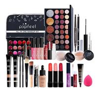 FantasyDay All-in-one Makeup Set Gift Surprise | Full Kit for Women Multipurpose Essential Starter Bundle Include Eyeshadow Palette Lipstick Blush Concealer Face Powder Eyeliner Mascara Brush