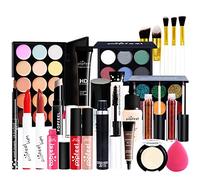 FantasyDay All-in-one Makeup Set Gift Surprise | Full Makeup Kit for Women Cosmetic Essential Starter Bundle Include Eyeshadow Palette Lipstick Blush Foundation Concealer Face Powder Lipgloss Brush