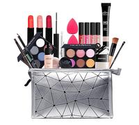 FantasyDay All-in-one Makeup Set Gift Surprise | Full Makeup Kit for Women Cosmetic Essential Starter Bundle Include Eyeshadow Palette Lipstick Blush Foundation Concealer Face Powder Lipgloss Brush