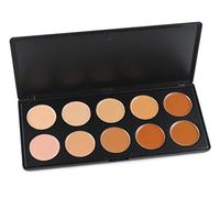 FantasyDay® Professional 10 Colours Cream Concealer Camouflage Makeup Palette Contouring Kit - Ideal for Professional and Daily Use